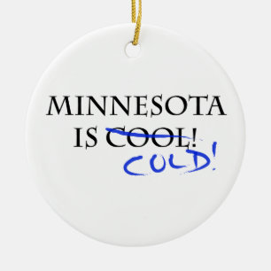 Minnesota is Cool Ceramic Tree Decoration