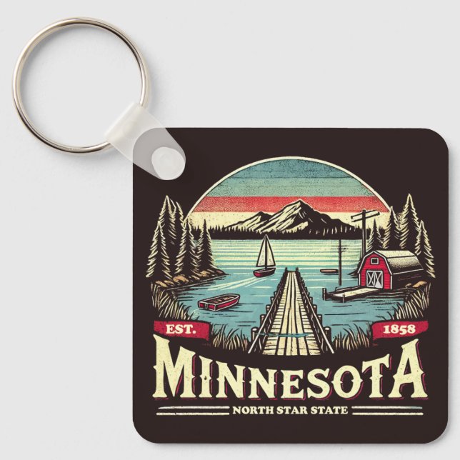 Minnesota Key Ring (Front)