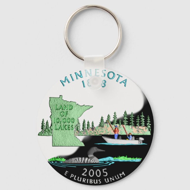 Minnesota Keychain (Front)