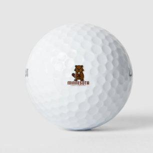 MINNESOTA LAKES & BEAVERS GOLF BALLS