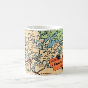 Minnesota Lakes Map Mug