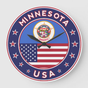 Minnesota Large Clock