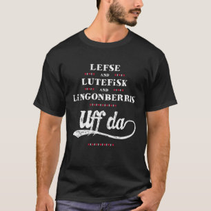 Minnesota Lefse Uff Da Vintage T-Shirt