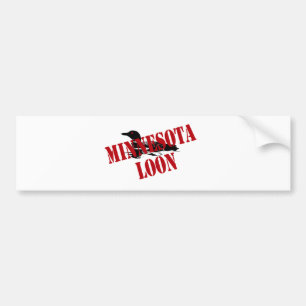 Minnesota Loon Bumper Sticker