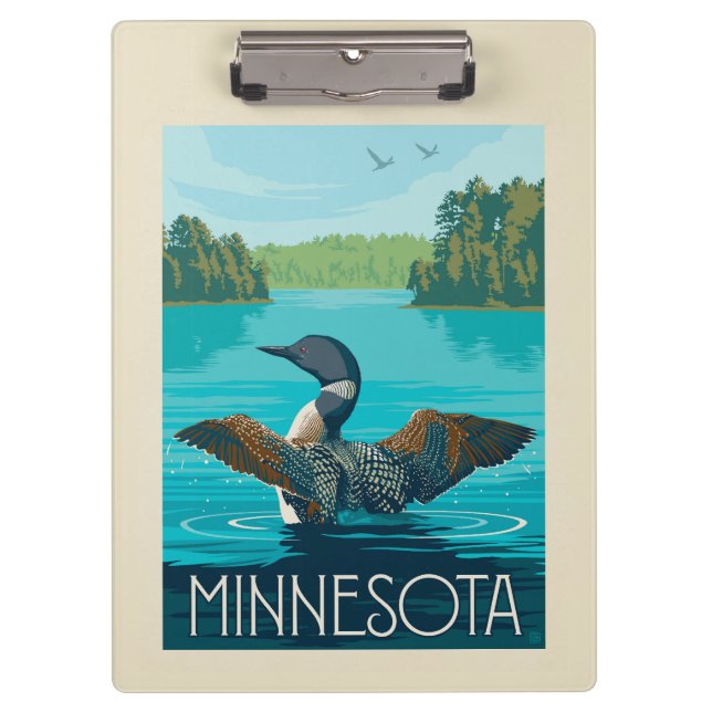 Minnesota | Loon Clipboard (Front)