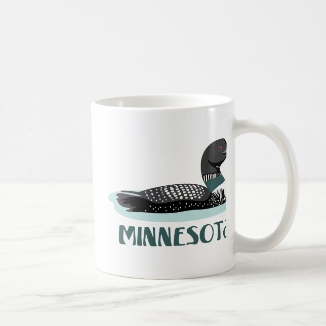 Minnesota Loon Coffee Mug (Right)