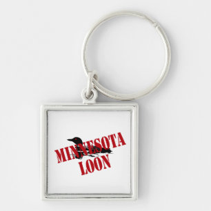 Minnesota Loon Key Ring