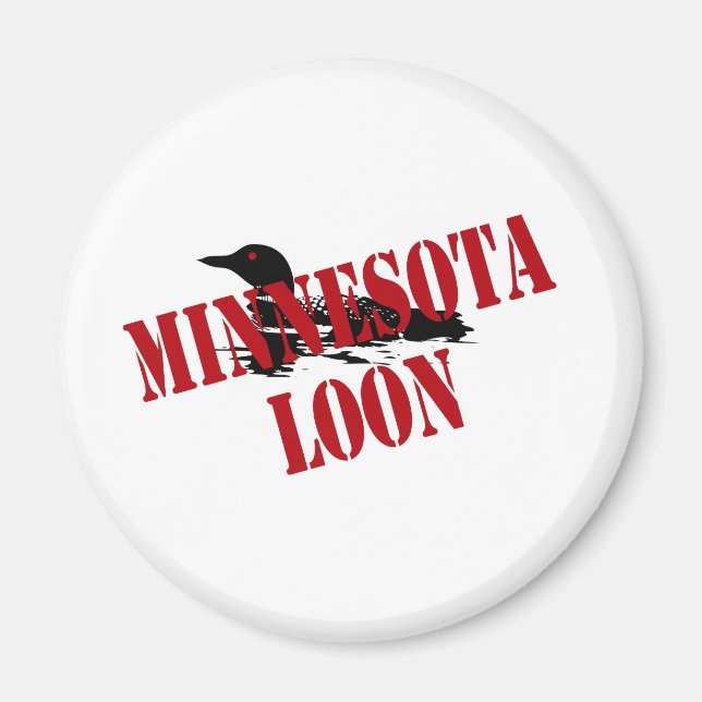 Minnesota Loon Magnet (Front)