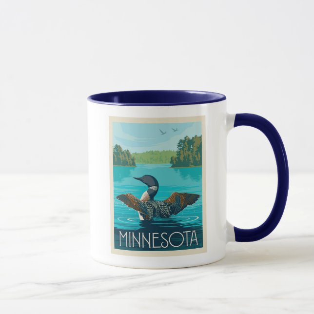 Minnesota | Loon Mug (Right)