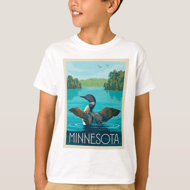 Minnesota | Loon T-Shirt (Front)