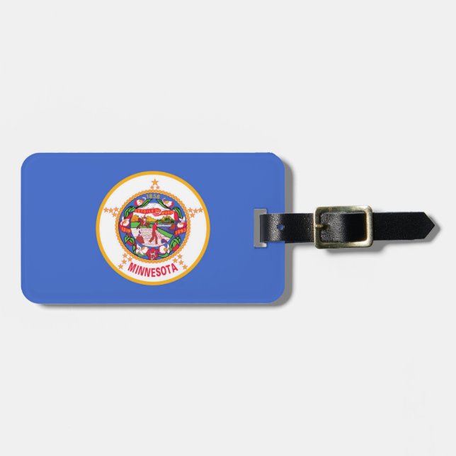 Minnesota Luggage Tag (Front Horizontal)
