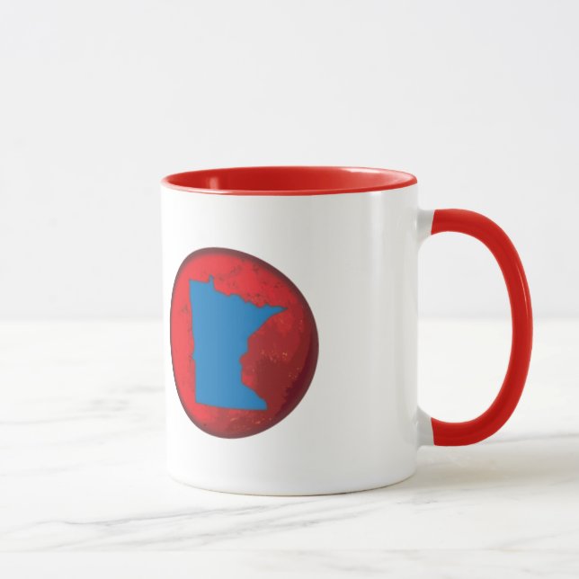Minnesota Martian ringer mug (Right)