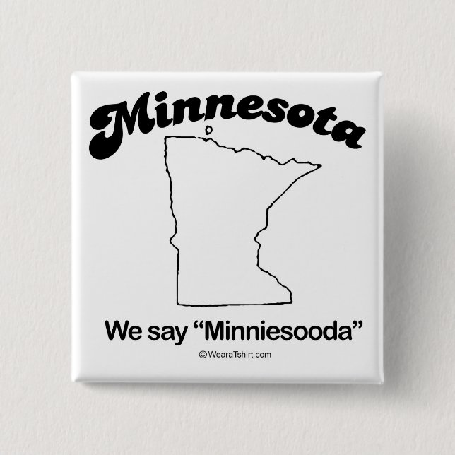 MINNESOTA - "MINNESOTA STATE MOTTO" T-shirts and G 15 Cm Square Badge (Front)