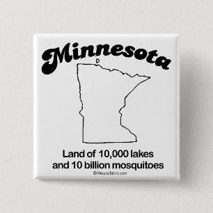 MINNESOTA - "MINNESOTA STATE MOTTO" T-shirts and G 15 Cm Square Badge