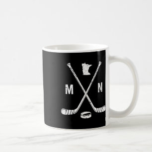 Minnesota Mn Ice Hockey Sticks Sports Team Fan  Coffee Mug
