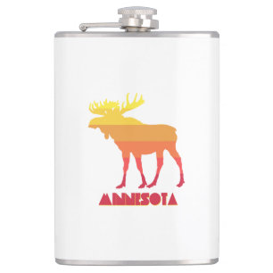 Minnesota Moose Hip Flask