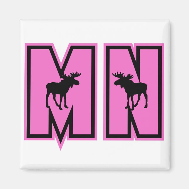 Minnesota Moose Magnet (Front)