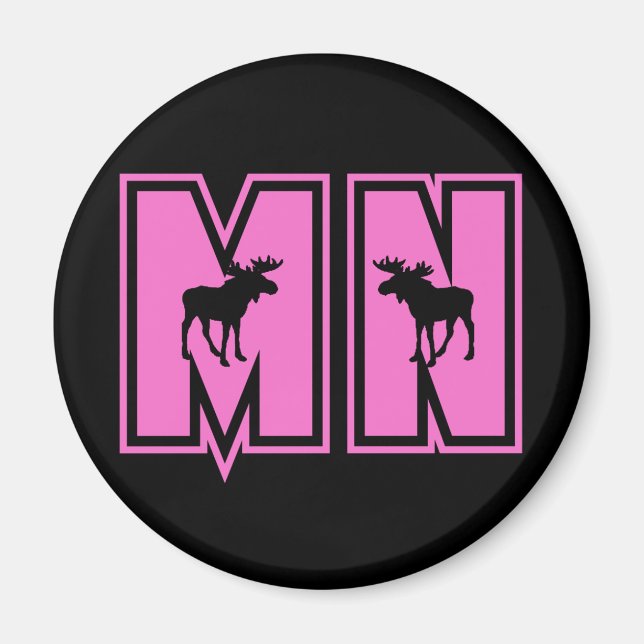 Minnesota Moose Magnet (Front)