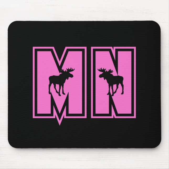 Minnesota Moose Mouse Pad (Front)