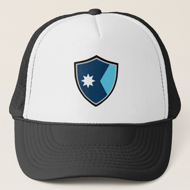 Minnesota new flag trucker hat (Front)