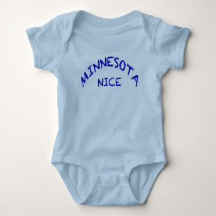 Minnesota Nice Baby Bodysuit