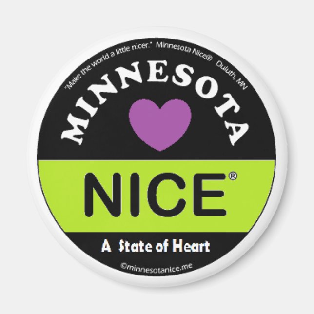 Minnesota Nice® Magnet (Front)