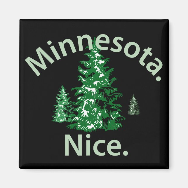 Minnesota Nice.  Period! Magnet (Front)