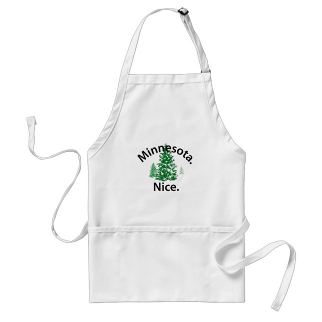 Minnesota Nice.  Period! Standard Apron (Front)