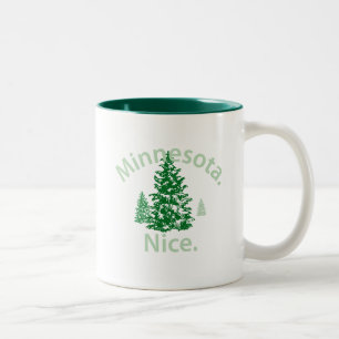 Minnesota Nice. Period! Two-Tone Coffee Mug