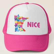 Minnesota Nice with Heart Hat