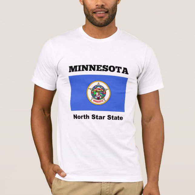 Minnesota, North Star State, T-Shirt (Front)