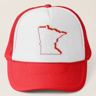 Minnesota outline trucker hat