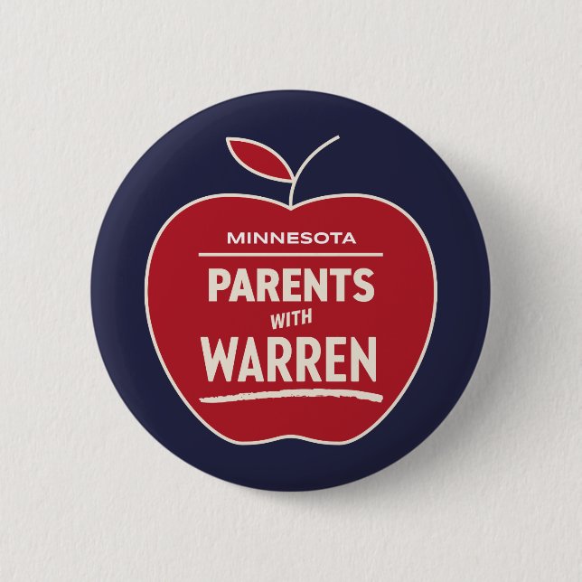 Minnesota Parents for Warren 6 Cm Round Badge (Front)