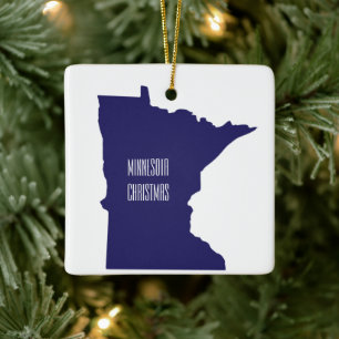 Minnesota Personalized Christmas Ornament
