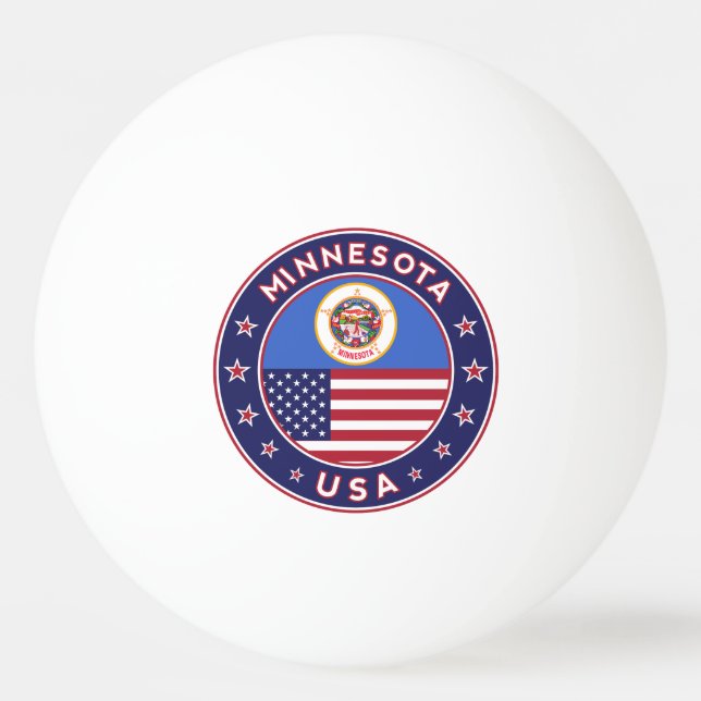 Minnesota Ping Pong Ball (Front)