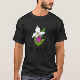 Minnesota Pink Lady Slipper Flower T-Shirt