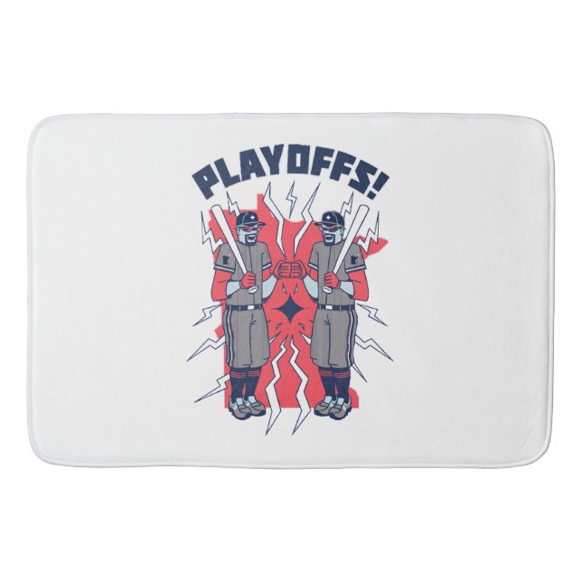 Minnesota Playoff Baseball Bath Mat (Front)