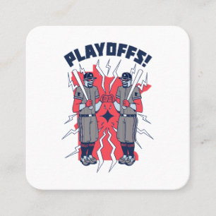 Minnesota Playoff Baseball Square Business Card