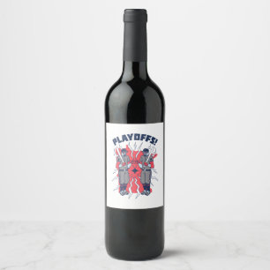 Minnesota Playoff Baseball Wine Label