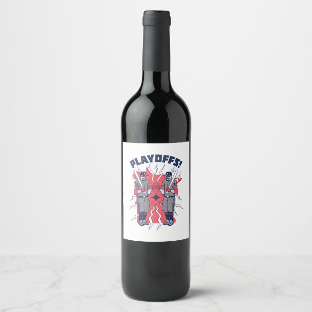 Minnesota Playoff Baseball Wine Label (Front)