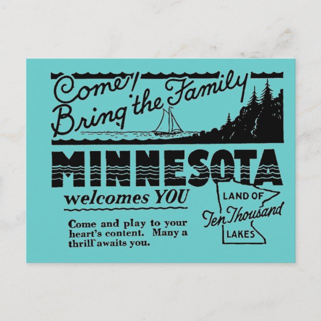 Minnesota Postcard (Front)