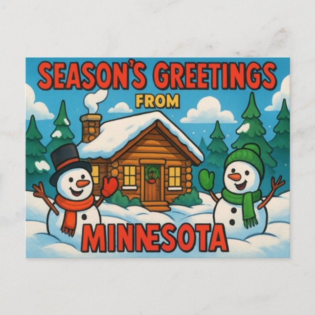 MINNESOTA Postcard (Front)
