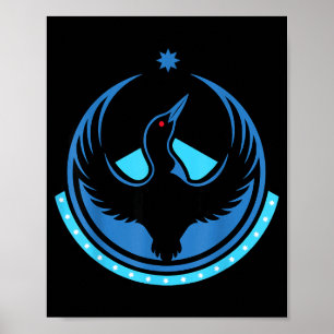 Minnesota Rebel Loon New Mn Illustration Poster