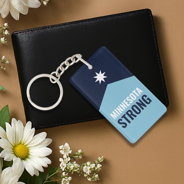 Minnesota Rebel New State Flag Key Ring (Creator Uploaded)