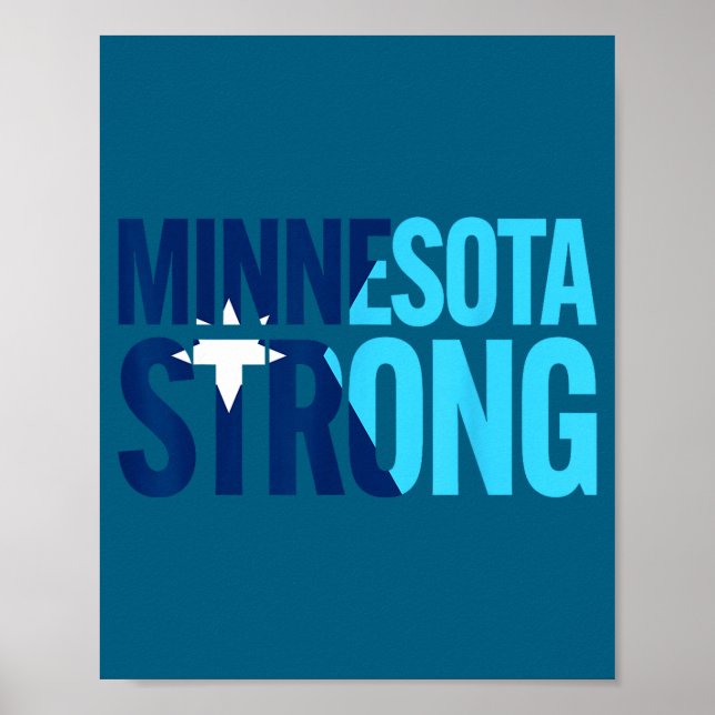 Minnesota rebel new state flag  poster (Front)