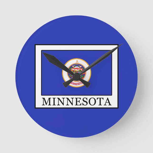 Minnesota Round Clock (Front)