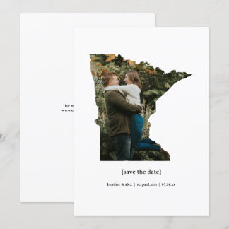 Minnesota Save the Date Photo Card