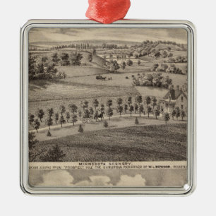 Minnesota scenery at Dead River Valley Metal Tree Decoration