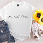 Minnesota Script State Women’s T-Shirt<br><div class="desc">We are always adding new designs daily!</div>
