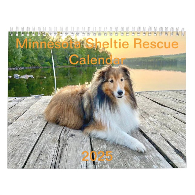 Minnesota Sheltie Rescue Calendar 2025 (Cover)